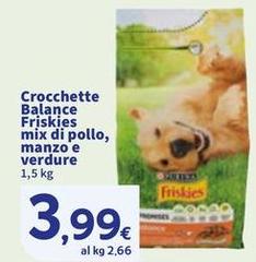 Purina - Crocchette Balance Friskies Mix Di Pollo, Manzo E Verdure