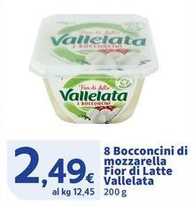 Vallelata - 8 Bocconcini Di Mozzarella Fior Di Latte