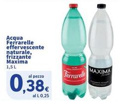 Ferrarelle - Acqua Effervescente Naturale, Frizzante Maxima