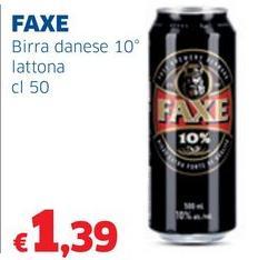Faxe - Birra Danese 10° Lattona