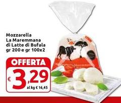 Mozzarella La Maremmana Di Latte Di Bufala