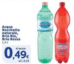 Rocchetta - Acqua  Naturale, Brio Blu, Brio
