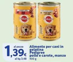 Pedigree - Alimento Per Cani In Gelatina Pollo E Carote, Manzo