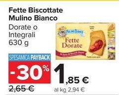 Mulino Bianco - Fette Biscottate Dorate O Integrali