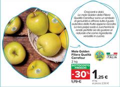 Selection carrefour - Mele Golden Filiera Qualità