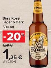 Kozel - Birra Lager O Dark