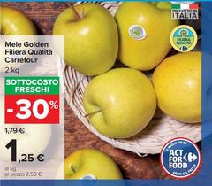 Selection carrefour - Mele Golden Filiera Qualità