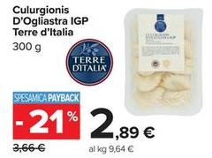 Terre d'Italia - Culurgionis D'Ogliastra IGP