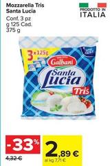 Galbani - Mozzarella Tris Santa Lucia