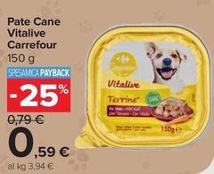Selection carrefour - Pate Cane Vitalive