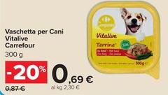 Selection carrefour - Vaschetta Per Cani Vitalive