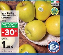 Selection carrefour - Mele Golden Filiera Qualità