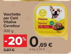 Selection carrefour - Vaschetta Per Cani Vitalive