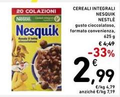 Nestlè - Cereali Integrali Nesquik