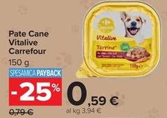 Selection carrefour - Pate Cane Vitalive