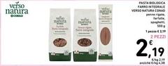 Conad - Pasta Biologica Farno Integrale Verso Natura