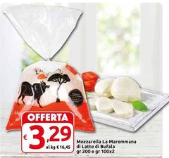 Mozzarella La Maremmana Di Latte Di Bufala