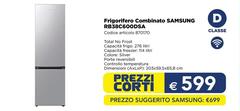 Samsung - Frigorifero Combinato RB38C600SA