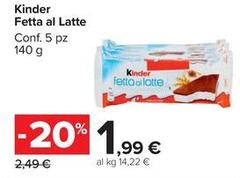 Ferrero - Kinder Fetta Al Latte