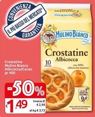 Mulino Bianco - Crostatina Albicocca/Cacao