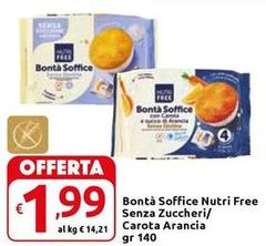 Soffice - Bontà  Nutri Free Senza Zuccheri/Carota Arancia