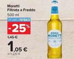 Moretti - Filtrata A Freddo
