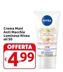 Nivea - Crema Mani Anti Macchie Luminous