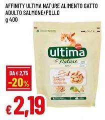 Affinity - Ultima Nature Alimento Gatto Adulto Salmone/Pollo