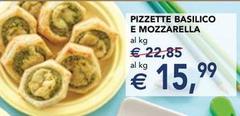 Pizzette Basilico E Mozzarella