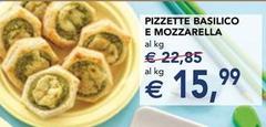 Pizzette Basilico E Mozzarella