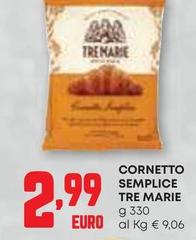 Tre Marie - Cornetto Semplice