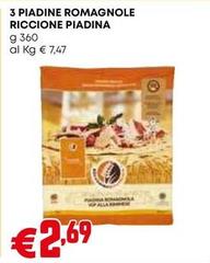 Riccione piadina - 3 Piadine Romagnole