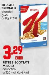 Misura - Fette Biscottate