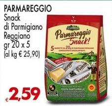 Parmigiano reggiano - Parmareggio Snack Di Parmigiano Reggiano