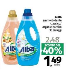 Alba - Ammorbidente Classico/ Argan E Narciso