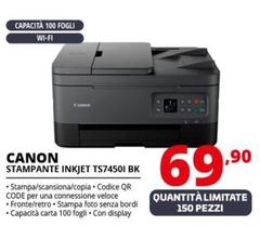 Canon - Stampante Inkjet TS7450I BK