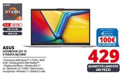 Asus - Vivobook Go 15 E1504FA-NJ158W AMD Ryzen™ 5 7520U Computer Portatile 39,6 Cm (15.6