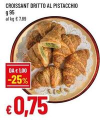 Croissant Dritto Al Pistacchio