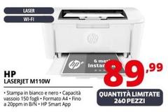 HP - LaserJet Stampante M110W