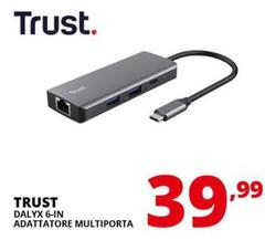Trust - DALYX 6-In Adattatore Multiporta