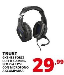 Trust - GXT 488 Forze PS4 Auricolare Cablato A Padiglione Gaming Nero