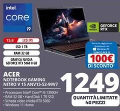 Acer - Notebook Gaming Nitro V 15 ANV15-52-99V7