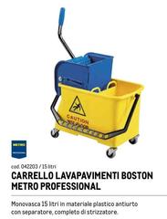 Metro Professional - Carrello Lavapavimenti Boston