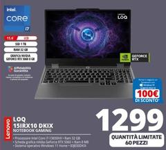 Lenovo - LOQ 15IRX10 DKIX Notebook Gaming