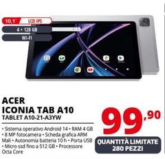 Acer - Iconia Tab A10 Tablet A10-21-A3YW 