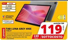 Lenovo - Tab Luna Grey 49SE Tablet