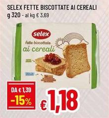 Selex - Fette Biscottate Ai Cereali