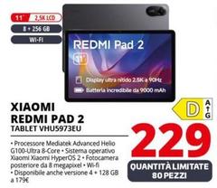 Xiaomi - Redmi Pad 2 Tablet VHU5973EU 