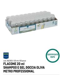 Metro Professional - Flamone 20 Ml Shampoo E Gel Doccia Oliva