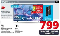 Samsung - U7000F 4K Smart Tv 75